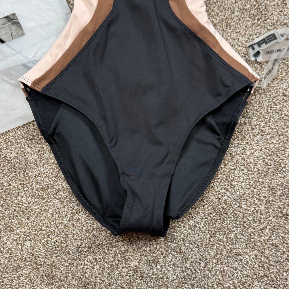 TA3 Lifty Sculpting Swimsuit Contour Black Mocha Peach XXS Reg/Long D/DD Cup NWT - Picture 3 of 11